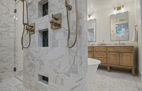 44al Primary Bathroom Walk In Shower And Vanity Right