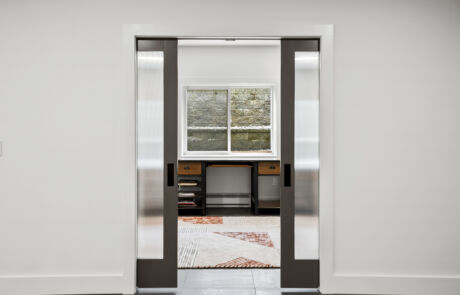 8CCL – Basement – Office Doors Looking at Egress